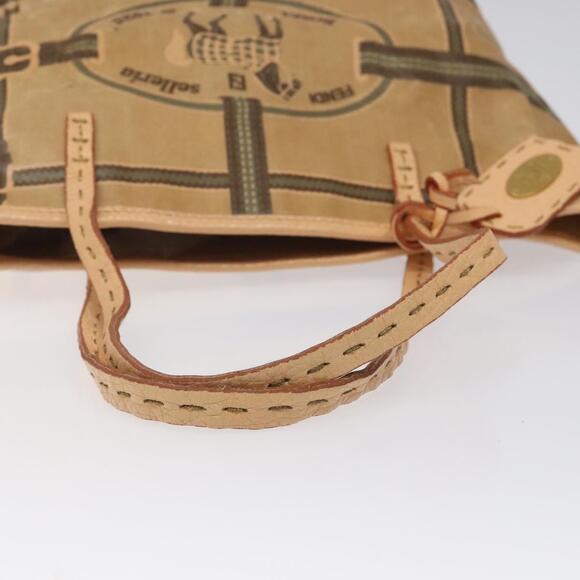 FENDI Hand Bag Nylon Beige - Picture 7 of 12